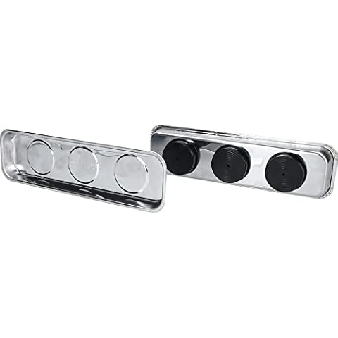 BRILLIANT TOOLS BT691155 Juego de tableta magnética/bandeja de acero inoxidable 65 x 226 mm, 2 pzs Cover
