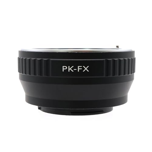 Toileum PK-FXマウントアダプターリング ペンタックス Kマウントレンズに対応 Fuji Xマウントカメラボディーに対応 X-A1/X-A2/X-A3/X-E1/X-E2/X-Pro1/X-Pro2カメラ用アダプターリング 無限遠実現 マニュアル