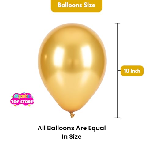 Image of Happy Birthday Decoration Kit for Baby Teenage Girls Men Women Adults Home Table Year With 30 Pc Gold White Balloons 1 Pc Golden Happy Birthday Cursive Banner Items Set Combo