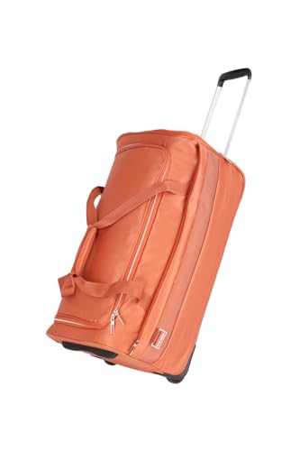 Travelite 2-Rad Trolley Reisetasche mittelgroß aus recyceltem Material, MIIGO, nachhaltige Weichgepäck Reisetasche mit Rollen, 69 cm, 71 Liter