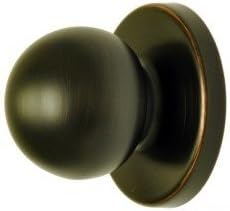 (Pack of 2) Oil Rubbed Bronze Bi-fold Knob with backplate