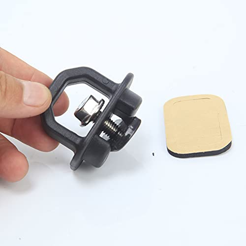 KESOTO 4 peças Âncoras de amarração universais Ganchos de alumínio Fivela fixa para caminhonetes Che