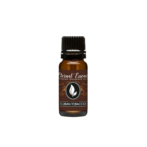 Image of Eternal Essence Oils Cuban Tobacco 10ml Fragrance Oil - Warm Spice, Creamy Vanilla, Smoky Patchouli & Amber Woods - Masculine, Bold, Aromatic Scent