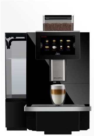 DR. COFFEE F11 Big Plus Fully Automatic Coffee Machine, Commercial Coffee Machine with Latte, Americano and Cappuccino, 9 Grind Size Options for Business, Office and VIP Lounge, Piano Black