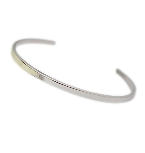 COUYA Silver Classic Love Bangle Cuff Bracelets Unisex for Man