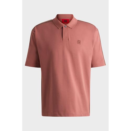 HUGO Men's F1 Rb Logo Taping Polo Shirt3