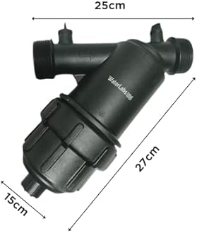 WaterLabs 124YS Water Tank Filter | 90 Microns | ISI Certified | Screen Filter | 1 Year Warranty | with 1 Teflon Tape | Sediment Filter for Home (2" inch | 50 mm)