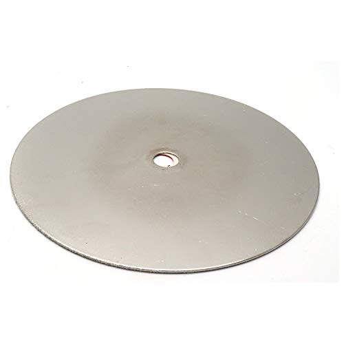 Rannb 60 Grit 6-inch Outside Dia Electroplated Diamond Coated Flat Lap Disk Wheel Jewelry Polishing Tool for Gemstone Glass Rock Ceramics(60 Grit)