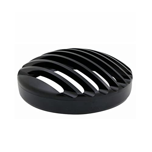 Grille phare moto contre les gravillons pour Bobber noir rétro - 7