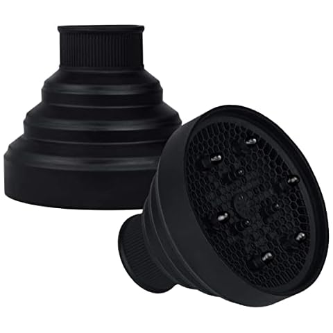 Universal Hair Dryer Diffuser Collapsible Hair Dryer Diffuser (Black) Cover
