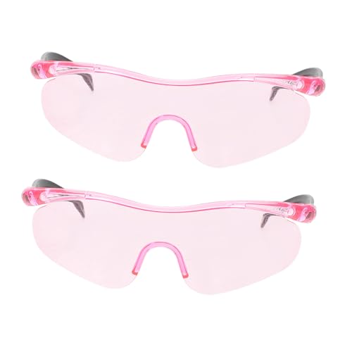 GANAZONO 2 Pezzi Occhiali Protettivi per Plastica Trasparente Leggeri e Resistenti per Giochi e Protezione Occhi Sicura Durante Gioco