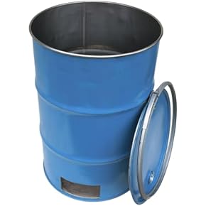 楽天市場】ドラム缶焼却炉 茶色の蓋付き 焼却炉セット 一斗缶 ドラム缶 ナチュラルフルーツ フタ付き シルバー カラー2色 煙突なし その他