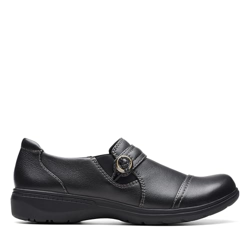Clarks Clarks Black's Carleigh Pearl Loafer, Black Leather, 11 Medium US