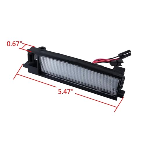 2X Lámpara de matrícula Toyota Aygo AB40 luces traseras repuesto 12V 5