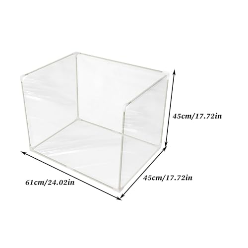 Protector contra salpicaduras para caja de arena plegable y fácil de limpiar para gatos 3