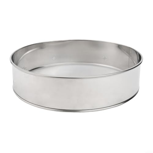 Setaccio per farina e zucchero in acciaio inox facile da usare per attività quotidiane in cucina (20 cm)