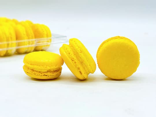 50 Pack Gluten Free French Lemon Macaron | A great addition for your bakery establishment or your next party