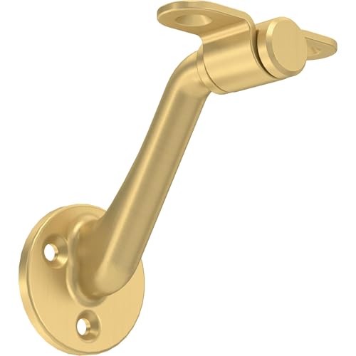 Franklin Brass Bar 3 in. (76 mm) Handrail Bracket in Modern Gold (4-Pack), B47249D-117-C