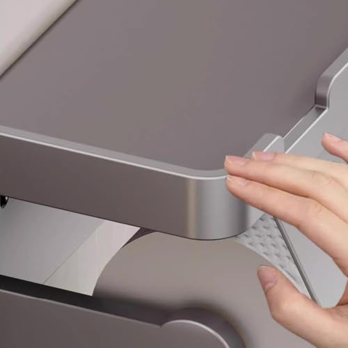 Organizador de almacenamiento multifuncional metálico gris de 17,5x9,8 cm para mesa 7