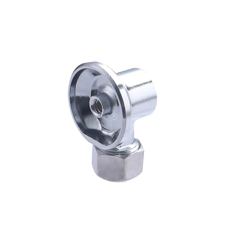 Raccord Bicone Chromé (a Visser) pour Tube Cuivre Coude Applique Murale Ø12 - Femelle 15x21 (1/2) NOYON & THIEBAULT