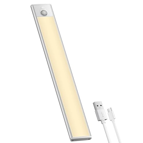 Luz LED con Sensor de Movimiento - Iluminación Magnética Delgada como un Palillo | Iluminación LED Para Debajo De Gabinetes | para Guarderías Escaleras Almacenes Armarios Roperos Garajes Hogar