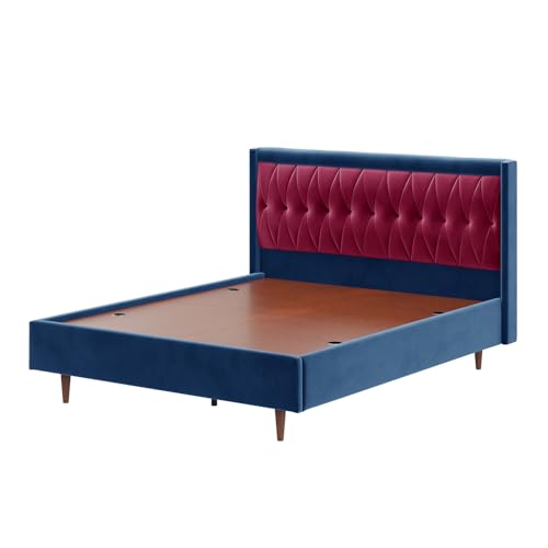 Image of Wakefit Asterion Queen Size Non Storage Upholstered Bed