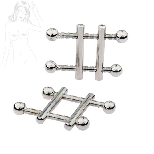 1 par de clips metálicos ajustables de acero inoxidable, un gran regalo para mujeres