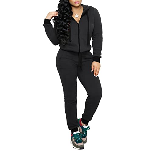 CLOCOR Women Sweatsuits Sets - Long Sleeve Casual Pullover Hoodie...