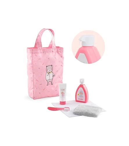Poupon Corolle : Coffret de Toilette avec 6 Accessoires de Jeu pour Bébé Dès 2 Ans