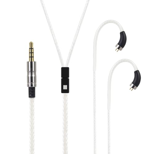 Amazon | 3APLUS plusy35 リケーブル 2Pin イヤホンケーブル 0.78mm 銀