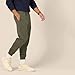 Amazon Essentials Men's Relaxed Joggers Sweatpants, Fleece, Comfortable Fit, Olive, Large