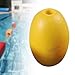 kowaku 2X Float Buoy Water Float Olive Shaped Throw Line Rope Buoy Float for Kayaking Water Park Zones Pool Swimming