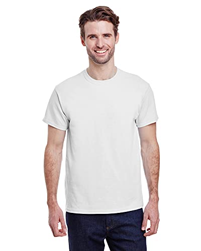 Gildan men's classic, white, medium
