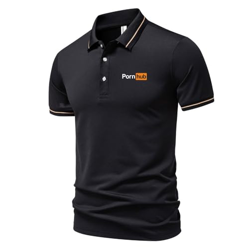 GIOPSQ Polo de golf para hombre para camisetas de manga corta con solapa po-rnh.ub Camisetas informales cuello/D/L