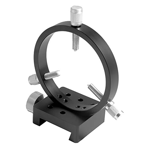 ASToptics Leitrohrschellen CNC Guidescope Ring 90mm + Vixen Clamp | Zubehör für die Hobbyastronomie