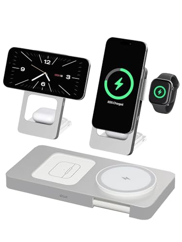Station de charge sans fil 3 en 1 15W pour la charge rapide d'AirPods Pro