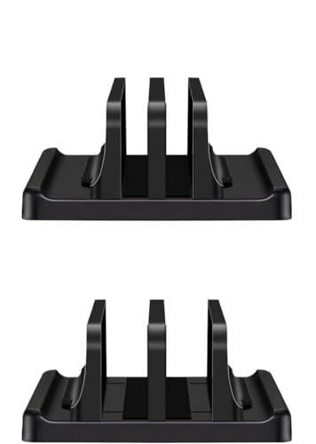 Soporte vertical ajustable para laptop doble miniatura 1