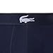Lacoste Men's Cotton Stretch Big Croc Print Trunks, 3-pack, Navy Blue/White/Dove Grey, X-Large