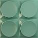 Ekena Millwork 11 7/8"W x 11 7/8"H Adonis EnduraWall Decorative 3D Wall Panel, Sea Mist (Covers 0.98 Sq. Ft.
