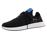 adidas deerupt runner rosse  adidas Mens DEERUPT Black/Black/Bluebird - B42063