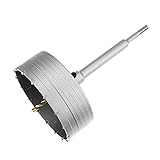 Contenido: 1 corona hueca de 110 mm de diámetro, 1 adaptador SDS plus de 220 mm (rosca M22), 1 broca central de 8 x 110 mm.
