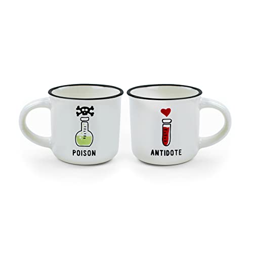 Legami - Espresso for Two, Set von 2 Kaffeetassen aus New Bone China...