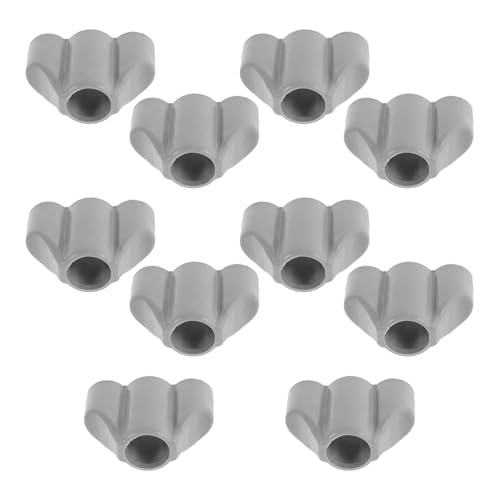 DEARMAMY Connecteur à Trois Voies pour Béquille sous L'aisselle en Plastique, Accessoire de Réparation Sécurisé Trou Central 25mm, Lot de 10 Pièces pour Usage Professionnel et Domestique