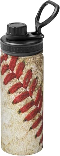 野球 ボール柄 水筒 真空断熱 保温 保冷 スポーツボトル ステンレスボトル スポーツ飲料対応 漏れない 直飲み530ml 男の子 女の子 おしゃれ 大人 子供 人気 プレゼント