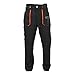 Oregon - Pantalon de Sécurité Yukon pour Tronçonneuse, Protection de Classe 1, Noir, Taille M (EU 42-44), (295435/M)