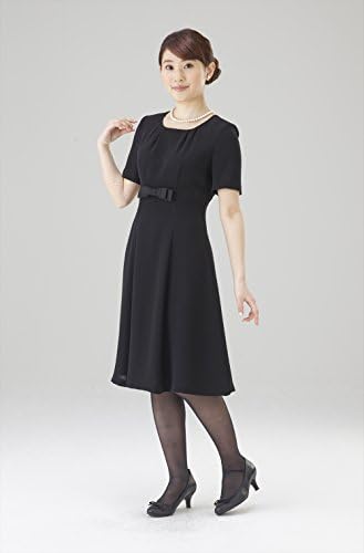 Amazon Co Jp モノワール Monoir 喪服 レディース 礼服 小さいサイズ 小さめ 身長150cm ブラックフォーマル アンサンブル ワンピース オールシーズン 選べるデザイン ファッション