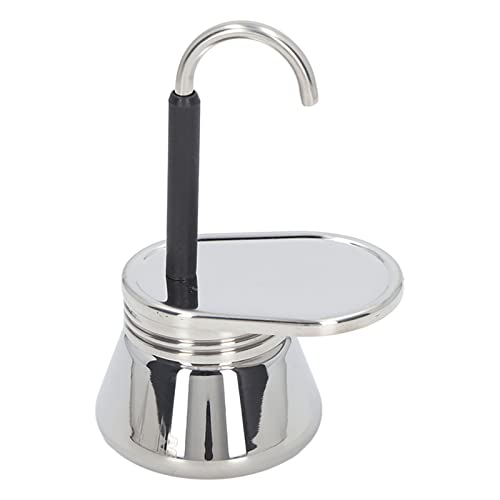 Cafetera Italiana, Cafetera Moka 1 Taza, Mini Estufa Cafetera Cafetera Portátil, Cafetera Italiana 1 Taza, Acero Inoxidable