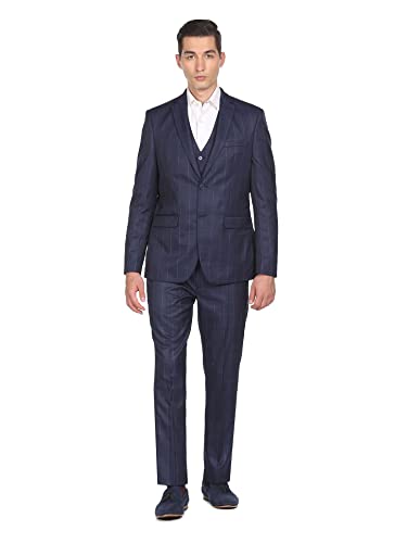 Image of Arrow Men Regular Fit Formal Suit Business Suit Pants Set