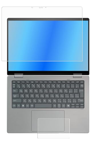 [2���g(���+�^�b�`�p�b�h)] ClearView HP Envy x360 14-fc 14-fc0000 / 14-fa 14-fa0000 2024�N���f�� 14�C���`�p ���d�x 9H �A���`�O���A �^�C�v �t�� �ی� �t�B���� ���˖h�~ ���d�x9