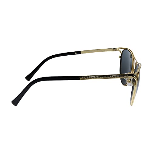 Versace VE 2237 100287 Gold Metal Cat-Eye Sunglasses Grey Lens3